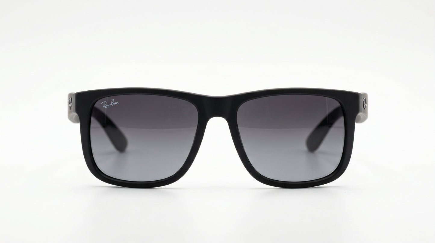 Ray-Ban RB4165 Justin Classic Square Sunglasses – Black, Grey & Brown